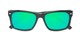 Folded of Stokes in Black/Green Frame with Green Mirrored Lenses