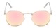 Front of Tahiti #6390 in Gold Frame with Pink Mirrored Lenses