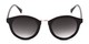 Front of Tide #7091 in Glossy Black/Gold Frame with Grey Lenses