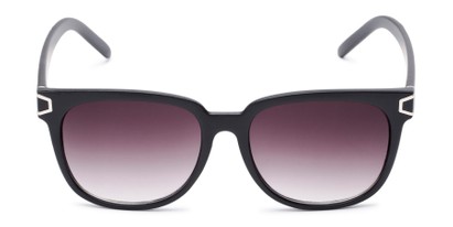 Front of Upton #54103 in Black/Brown Frame with Smoke Lenses