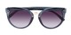 Folded of Vienna #6385 in Dark Blue Frame with Smoke Lenses