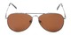 Front of Vista #9270 in Grey Frame with Amber Lenses