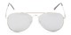 Front of Vista #9270 in Silver Frame with Mirrored Lenses