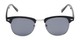 Front of Whistler #324 in Black/Silver Frame with Grey Lenses