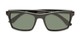 Folded of Whitford #6045 in Glossy Black Frame with Green Lenses