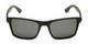 Front of Whitford #6045 in Matte Black Frame with Smoke Lenses