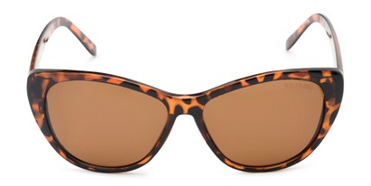 Front of Yuma #1066 in Tortoise Frame with Amber Lenses
