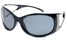Angle of SW Polarized Style #9817 in Black Frame, Women's and Men's  