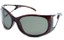 Angle of SW Polarized Style #9817 in Brown Frame, Women's and Men's  