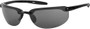 Angle of Tahoe #9228 in Black Frame with Grey Lenses, Women's and Men's Sport & Wrap-Around Sunglasses