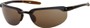 Angle of Tahoe #9228 in Brown Frame with Amber Lenses, Women's and Men's Sport & Wrap-Around Sunglasses