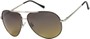 Angle of Phoenix #233 in Black Frame with Grey Lenses, Women's and Men's Aviator Sunglasses