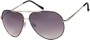 Angle of Phoenix #233 in Black Frame with Smoke Lenses, Women's and Men's Aviator Sunglasses