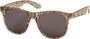 Angle of SW Animal Print Retro Style #1315 in Brown/Clear Leopard Frame, Women's and Men's  