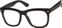 Angle of SW Nerd Style #9189 in Matte Black Frame, Women's and Men's  
