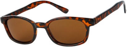 Angle of Charleston #1582 in Tortoise Frame with Amber Lenses, Women's and Men's Square Sunglasses