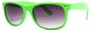 Angle of SW Neon Green Retro Style #1610 in Neon Green Frame, Women's and Men's  