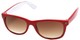Angle of SW Retro Style #1686 in Red and White Frame, Women's and Men's  