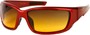 Angle of SW Golf Sport Style #1310 in Red Frame, Women's and Men's  