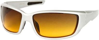 Angle of SW Golf Sport Style #1310 in Silver Frame, Women's and Men's  