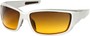 Angle of SW Golf Sport Style #1310 in Silver Frame, Women's and Men's  