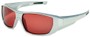 Angle of SW Polarized Driving Style #2162 in Silver Frame, Women's and Men's  