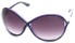 Angle of SW Oversized Style #167 in Purple Frame, Women's and Men's  