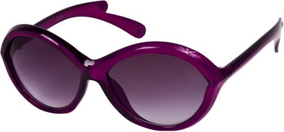 Angle of SW Oversized Style #15027 in Purple Frame, Women's and Men's  