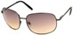Angle of SW Oversized Style #798 in Grey Frame with Amber Lenses, Women's and Men's  