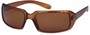 Angle of SW Polarized Style #1949 in Light Brown Frame, Women's and Men's  