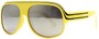 Angle of SW Celebrity Style #1961 in Yellow and Black Frame, Women's and Men's  