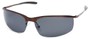 Angle of SW Polarized Style #5012 in Bronze Frame, Women's and Men's  