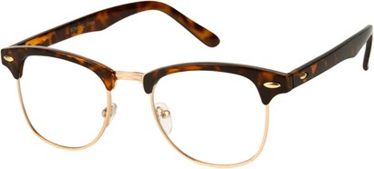 Angle of Burt #627 in Black/Gold Frame, Women's and Men's Retro Square Sunglasses