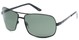 Angle of SW Polarized Aviator Style #515 in Black Frame, Women's and Men's  