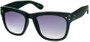 Angle of SW Matte Retro Style #17 in Matte Black Frame, Women's and Men's  