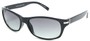 Angle of SW Retro Style #2713 in Black Frame, Women's and Men's  