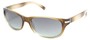 Angle of SW Retro Style #2713 in Tan Frame, Women's and Men's  
