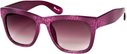 Angle of SW Lace Oversized Retro Style #1123 in Purple Lace Frame, Women's and Men's  