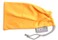 Angle of SW Solid Colored Glasses Pouch Style #250 in Orange, Women's and Men's  