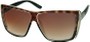 Angle of SW Rock Star Style #123 in Brown Tortoise and Black, Women's and Men's  