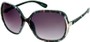 Angle of Somerset #206 in Grey and Pink Tortoise, Women's Round Sunglasses