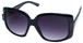 Angle of SW Oversized Style #4200 in Black and Checkered Frame, Women's and Men's  