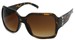 Angle of SW Oversized Rock Star Style #4111 in Brown Tortoise, Women's and Men's  