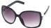 Angle of SW Square Style #1186 in Black Frame, Women's and Men's  