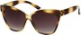 Angle of SW Colorblock Cat Eye Style #1639 in Brown/Yellow Fade Frame, Women's and Men's  