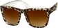 Angle of SW Rock Star Style #2066 in Brown/White Giraffe Print Frame, Women's and Men's  