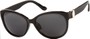 Angle of SW Polarized Cat Eye Style #2412 in Black Frame with Grey Lenses, Women's and Men's  