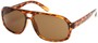 Angle of SW Vintage Aviator Style #3338 in Tortoise Frame with Amber Lenses, Women's and Men's  