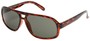 Angle of SW Vintage Aviator Style #3338 in Tortoise Frame with Smoke Lenses, Women's and Men's  
