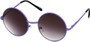 Angle of Sun Valley #481 in Neon Purple Frame, Women's and Men's Round Sunglasses